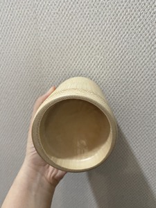 Gobelet à café réutilisable en bambou naturel, écologique, 400 ml, lisse et poli, vente en gros d'usine au Vietnam - Product Image 1