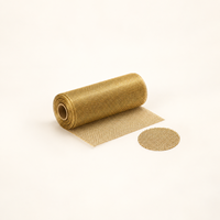 [APEC] Maille de fil de laiton industriel de haute précision, maille de fil de laiton doré pour la décoration intérieure et la filtration industrielle