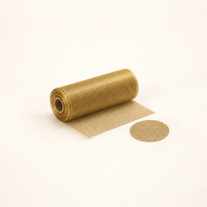 [APEC] Malla de Alambre de Latón Industrial de Alta Precisión, Malla de Alambre de Latón Dorado para Diseño Interior Decorativo y Filtración Industrial - Product Image 1