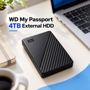   ฮาร์ดดิสก์ภายนอกแบบพกพา My Passport 4TB ขนาด 3.5 นิ้ว สำหรับสำรองข้อมูลเดสก์ท็อป - Product Image 2