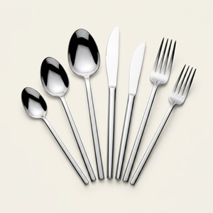 Ensemble de couverts en acier inoxydable poli miroir de qualité supérieure, élégant, pour hôtel, restaurant, mariage, vente en gros - Product Image 5