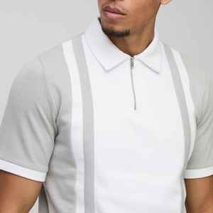 Top Quality Summer Fashion Lightweight <b>Linen</b> Touch Comfortable Casual Outdoor Vacation Look Men Polo Shirt - Product Image 5