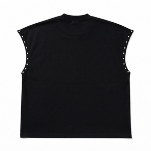 เสื้อกล้ามพิมพ์ลายกราฟิกตามสั่ง ผ้าเจอร์ซีย์คอตตอน 100% สไตล์วินเทจสุดเทรนดี้ เสื้อยืดแขนกุดสำหรับใส่ได้ทั้งชายและหญิง เหมาะสำหรับใส่ในช่วงฤดูร้อน - Product Image 2