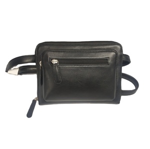 Suministro Directo Riñonera de Cuero Multiusos para Cinturón, Bolsa de Cintura de Gran Capacidad con Cremallera para Viaje, Exportador Indio - Product Image 1