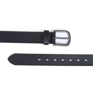Ceinture décontractée pour homme en cuir véritable 2026, noire et marron, sur mesure, respirante, avec boucle ardillon en alliage - Product Image 4