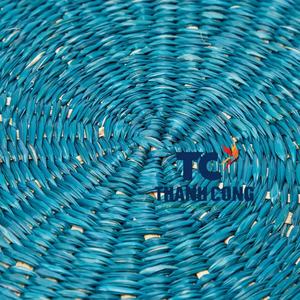 MEJOR VENTA Plato de cargador tejido a mano de Mantel redondo de algas marinas de estilo bohemio para cenas elegantes en hogares, hoteles y restaurantes. - Product Image 2