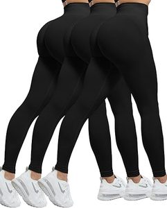 Leggings de yoga marron à séchage rapide pour femmes, 100 % polyester, taille haute, logo personnalisé, respirants, antibactériens, couleurs personnalisées - Product Image 5
