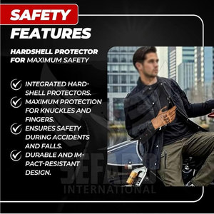 Équipement de protection extérieur, gants de moto fabriqués au Pakistan, gants de moto à prix avantageux - Product Image 5