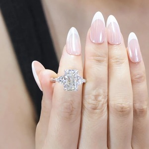 Premium Lab Grown Diamond Ring Vvs Clarity 925 Sterling Silver Custom Luxury Jewelry For Men Women And Special Events for Sale - Product Image 2