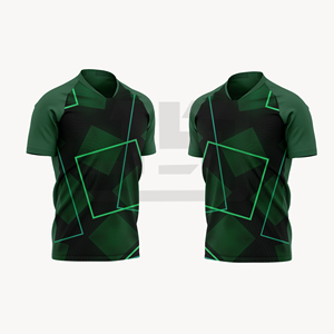 Custom Soccer Jersey Heat-Transfer Printed 100% Polyester Lightweight Breathable Quick Dry Short Sleeve Performance Unisex Adult - Product Image 2