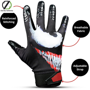 ถุงมือเบสบอลวายร้ายสำหรับผู้ใหญ่สำหรับการตีที่ถลกหนัง - Product Image 6