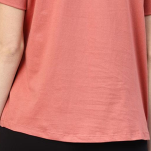 Custom Screen Printed Back Plain T Shirt Women Heavyweight Blank Cotton Tee Oversized Street Style Ladies Tops - Product Image 4