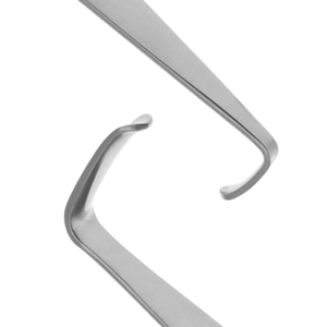 เครื่องมือถ่างเนื้อเยื่อแบบมือถือ Crile Retractor ขนาด 4.5 นิ้ว ปลายคู่ ใบมีดขนาด 3x11 มม. และ 6x20 มม. ผลิตจากเหล็กกล้าไร้สนิมสำหรับการผ่าตัด - Product Image 6