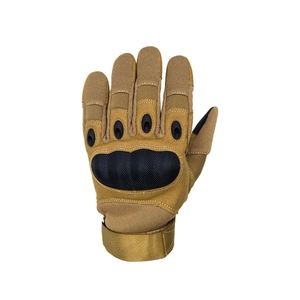 Guantes Tácticos Completos Color Bronceado con Palma Antideslizante y Cierre de Gancho y Bucle para Actividades al Aire Libre Unisex - Product Image 5