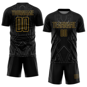 Uniforme de Fútbol con Estampado Digital para Hombre, Conjunto con Nombre y Número, Proveedor de Pedidos al por Mayor Personalizados OEM - Product Image 3