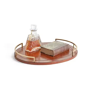 Plateau Organisateur Métallique Élégant Fait Main pour Rangement Décoratif de Luxe – Plateau Métallique Multifonctionnel pour Cuisine, Salle à Manger, Hôtel - Product Image 3