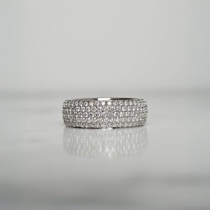 Bague d'éternité unisexe personnalisée en or 14 carats avec diamants de laboratoire taille marquise et pavé en nid d'abeille pour anniversaire et mariage - Product Image 1