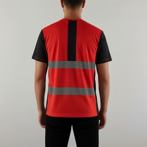 Camisa Reflectante de Alta Visibilidad para Seguridad Vial, Construcción y Entornos de Trabajo al Aire Libre - Product Image 4