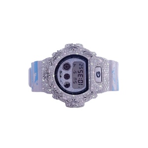 Iced Out Stainless Steel <b>Watch</b> <b>Case</b> Mod Kit Octagonal Streetwear Inspired Fashion Statement Timepiece Frame Upgrade Design - Product Image 3