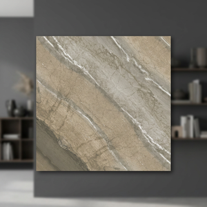Carreaux de porcelaine semi-mat effet marbre Book Match 600x600mm, design premium pour sol et mur intérieur, 9mm - Product Image 1