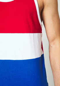 Débardeurs pour hommes à prix avantageux, personnalisables avec logo, coupe ajustée, unis, sans manches, respirants, pour l'entraînement, 100% coton. - Product Image 3