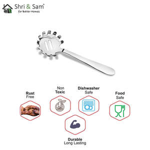 Premium JAGDAMBA CUTLERY LIMITED Jasmine Stainless Steel Pasta Server Essential <b>Tools</b> - Product Image 1