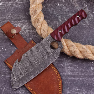 Couteau de chef à lame fixe en acier Damas fait main sur mesure, couteau de boucher pour le camping, couteau à découper, couteau à désosser, vente en gros 2026 UE - Product Image 6