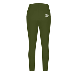 Leggings Largos Negros Sólidos para Mujer, Cintura Elástica, Ajuste Ceñido, Pantalones de Yoga, Leggings de Fitness, Ropa de Gimnasio - Product Image 5