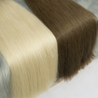 Grand stock d'extensions de cheveux à pointe plate avec kératine, cheveux de bébé bruts, trame de cheveux humains vierges, style droit et doux avec expédition rapide