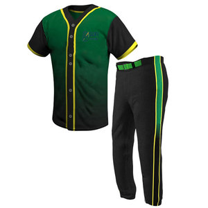 Conjunto de Uniforme de Béisbol de Poliéster Personalizado para Escuelas y Clubes, Jersey y Pantalones Transpirables, Logotipo Personalizado, Número y Nombre del Jugador - 100% Alta Calidad - Product Image 1