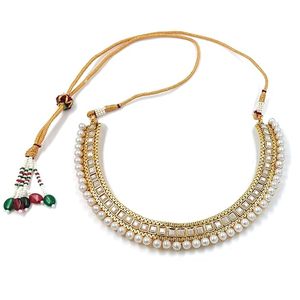 Parure de bijoux plaqué or avec zircon et perles d'imitation, style bohème classique, pour mariage, mode féminine, Third Party - Product Image 2