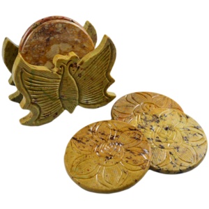 Industrial Marble Material Design <b>Coaster</b> for Home Decor Hotel and Restaurant Decor With Polished Finishing <b>Coaster</b> - Product Image 1