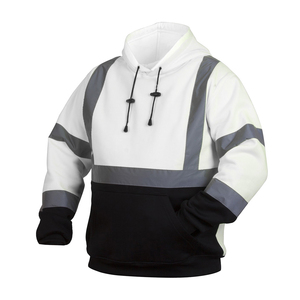 Vêtements de travail de sécurité réfléchissants à haute visibilité pour adultes, construction durable, pour les travailleurs routiers et industriels en extérieur, sweat-shirt chaud. - Product Image 3