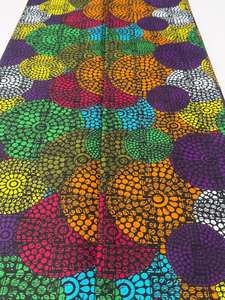 Tissu en coton ciré africain personnalisé du Kenya pour vêtements, sacs, robes avec services OEM pour la promotion et le branding politique - Product Image 5