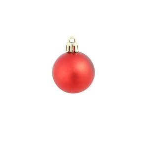 Set di ornamenti per palline e alberi di natale 100 pezzi rosso/oro/verde decorazioni Festive - Product Image 4