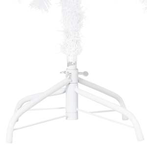 Árbol de Navidad Artificial Preiluminado Blanco de 82.7 Pulgadas con Ramas Gruesas - Product Image 6