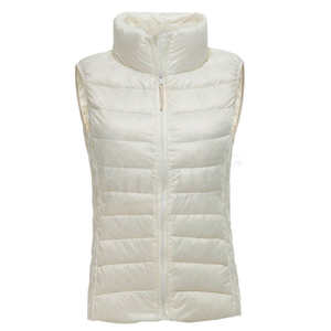 Chaleco acolchado OEM tipo bomber, de última generación, de alta calidad, para mujer, talla grande, con cremallera completa. - Product Image 3