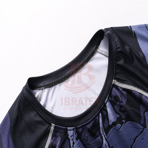 เสื้อยืดพิมพ์ลายซับลิเมชั่นหลากสีทรงหลวม 100% ผ้าฝ้าย เสื้อยืดแขนสั้นสำหรับฤดูร้อนสำหรับผู้ชาย - Product Image 5