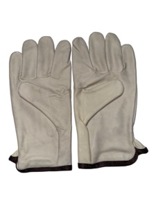 Best Quality Soft Cow Grain Leather Safety <b>Gloves</b> Industrial <b>Driver</b> <b>Gloves</b> Safety <b>Drivers</b> Comfortable Hand Protection Working - Product Image 3