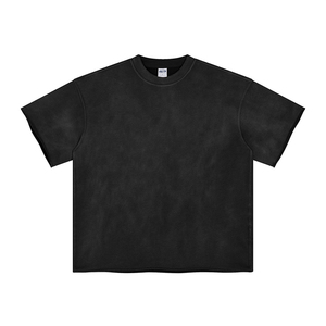 เสื้อฮู้ดดี้พลัสไซส์แบบสั่งทำพิเศษ ล้างสีแบบแอซิดวอช ขายส่ง ไซส์ใหญ่ สีพื้น ผ้าฝ้าย 100% สไตล์วินเทจ แห้งเร็ว ระบายอากาศได้ดี สำหรับผู้ชาย - Product Image 3