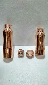 <b>Copper</b> Water <b>Bottle</b> Sustainable Kitchen Hydration <b>Bottle</b> for Eco Friendly Homes and Reusable <b>Drinking</b> - Product Image 6
