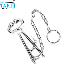 Sujetador de toros veterinario, herramienta agrícola de acero inoxidable, reutilizable, duradera y ajustable para animales grandes, TARIQ MFG CO - Product Image 4
