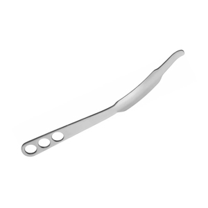 Palanca curva para cuello femoral de 240 mm, elevador quirúrgico de punta roma de 9.12 mm, instrumento ortopédico para huesos con mandíbula de 10 mm de ancho y 22 mm de longitud. - Product Image 2