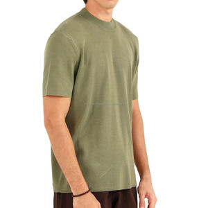 Camiseta de algodón 100% de calidad premium para hombre, corte holgado, manga corta, cuello redondo. - Product Image 3