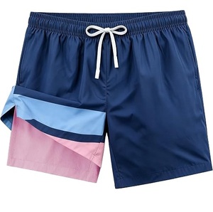 Shorts de Baño para Hombre, Color Verde Sólido, de Secado Rápido, con Cordón en la Cintura, Traje de Baño Informal para Piscina, Transpirable - Product Image 3