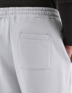 FRANSON GEAR กางเกงวอร์มผ้าฟลีซสำหรับฤดูหนาวสีเทาอ่อนสำหรับผู้ชายเอวยางยืดกลางเอวมีเชือกผูกกางเกงขายาวกระเป๋าระบายอากาศได้ - Product Image 3