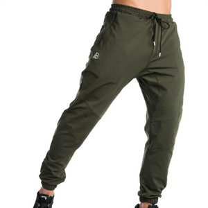 Men's Dark Gray Cotton Sweatpants Elastic Waist Drawstring Casual <b>Joggers</b> With Pockets Autumn Wear - Product Image 3