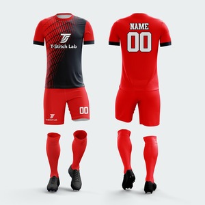 Servicio OEM, Uniformes de Fútbol, Camisetas de Fútbol con Logotipo Personalizado, Ropa Deportiva de Equipo, Impresión por Transferencia de Calor, Manga Corta, Secado Rápido - Product Image 3