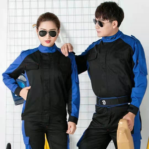 Combinaisons de travail unisexes pour la réparation automobile, en coton, manches longues, vêtements de travail de protection, logo imprimé personnalisé, service OEM - Product Image 2