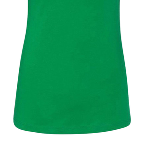 เสื้อยืดคอวี AKA Mom สีเขียวเคลลี่ ลายหัวใจสีชมพู เสื้อสตรีสำหรับชมรมนักเรียนหญิง เนื้อผ้านุ่ม สวมใส่สบาย แฟชั่นลำลอง - Product Image 5